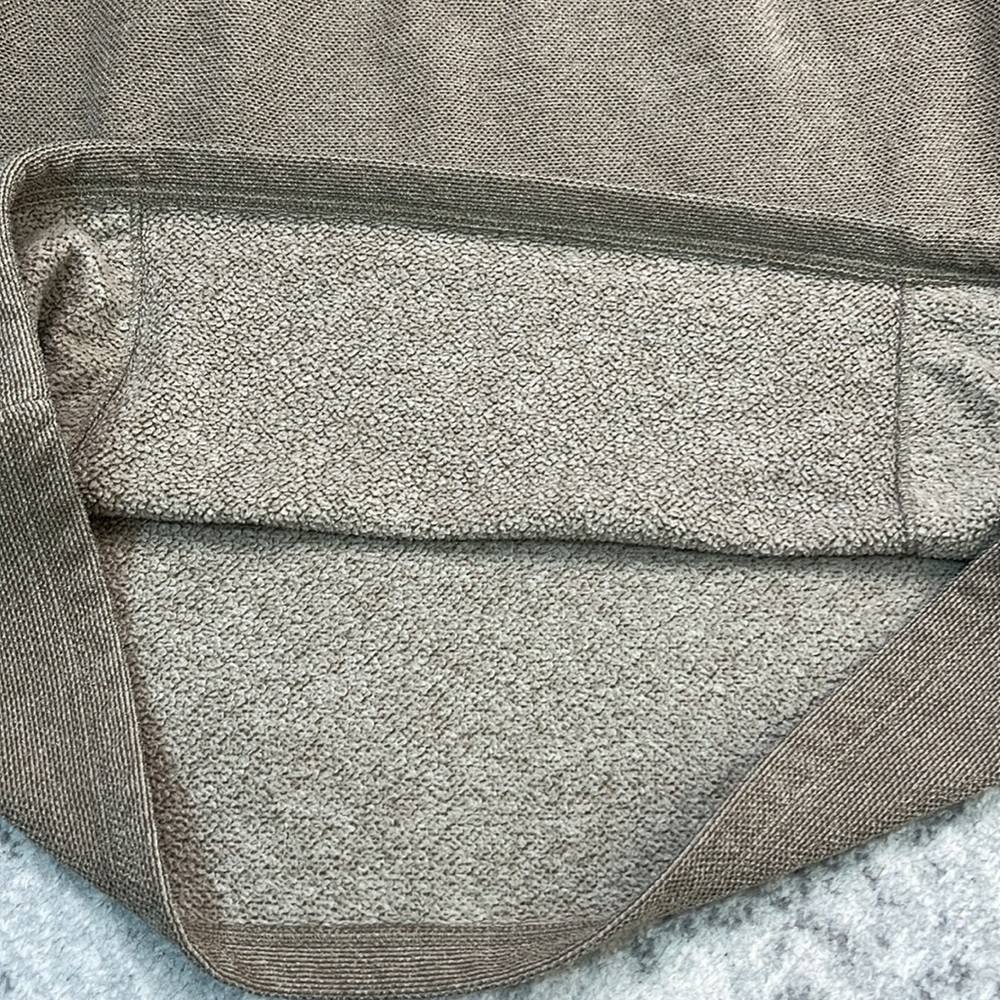 L.L. BEAN QUARTER ZIP PULLOVER TAN FLEECE LONG SLEEVE VERY WARM SZ XXL - Picture 12 of 14